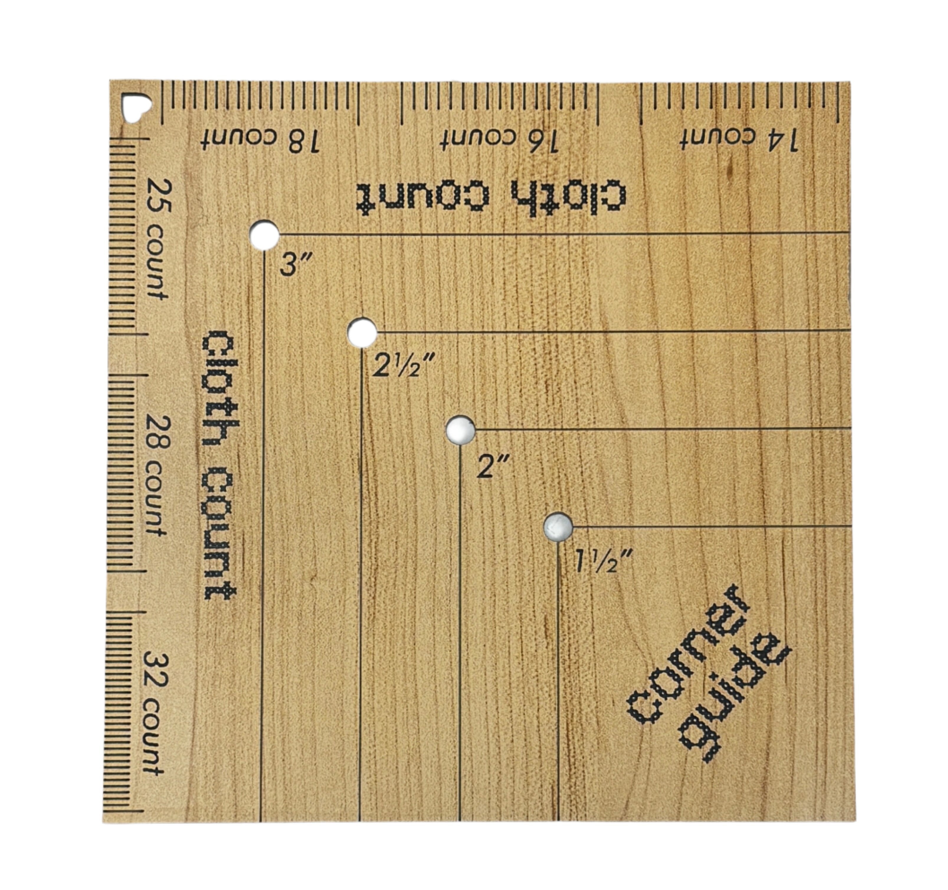 WOODEN CROSS STITCH RULER