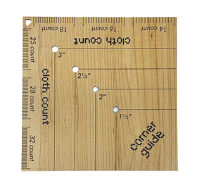 WOODEN CROSS STITCH RULER