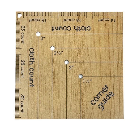 WOODEN CROSS STITCH RULER
