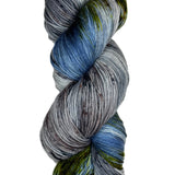 multi-colored skein of yarn 