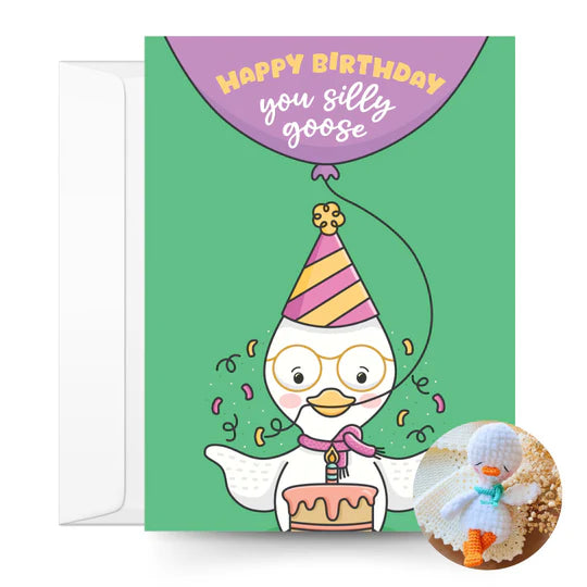 Greeting Card with Crochet Pattern by The Kindness Company