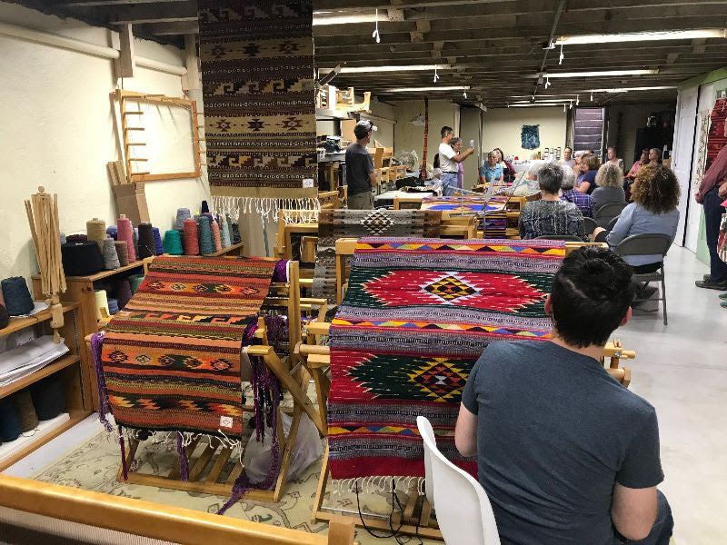 Oaxacan Master Weaver, Alex Martinez at Cowgirl Yarn