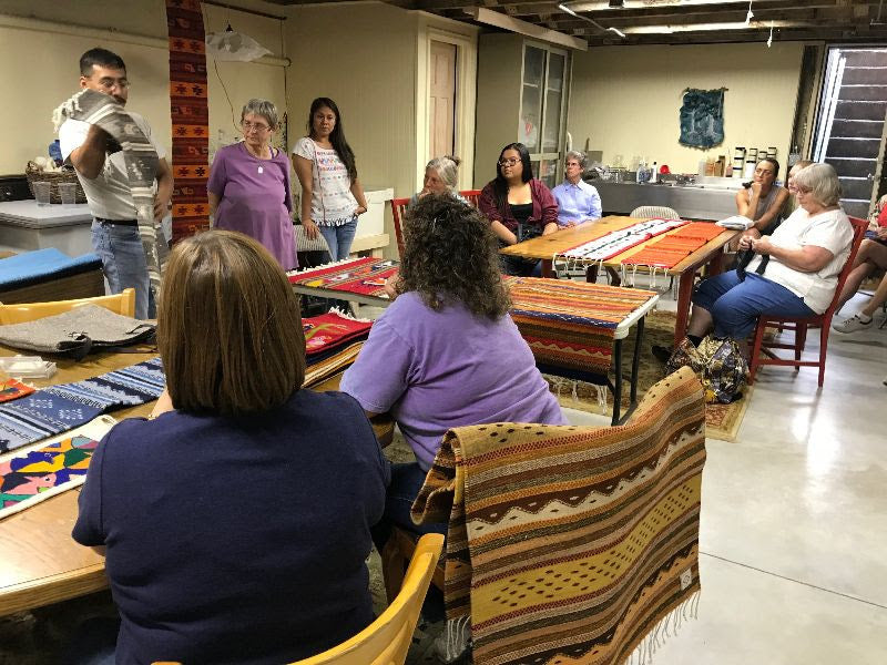 Oaxacan Master Weaver, Alex Martinez at Cowgirl Yarn