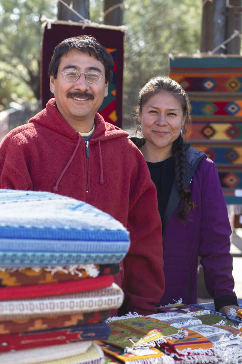 Oaxacan Master Weaver, Alex Martinez and his sister Nancy