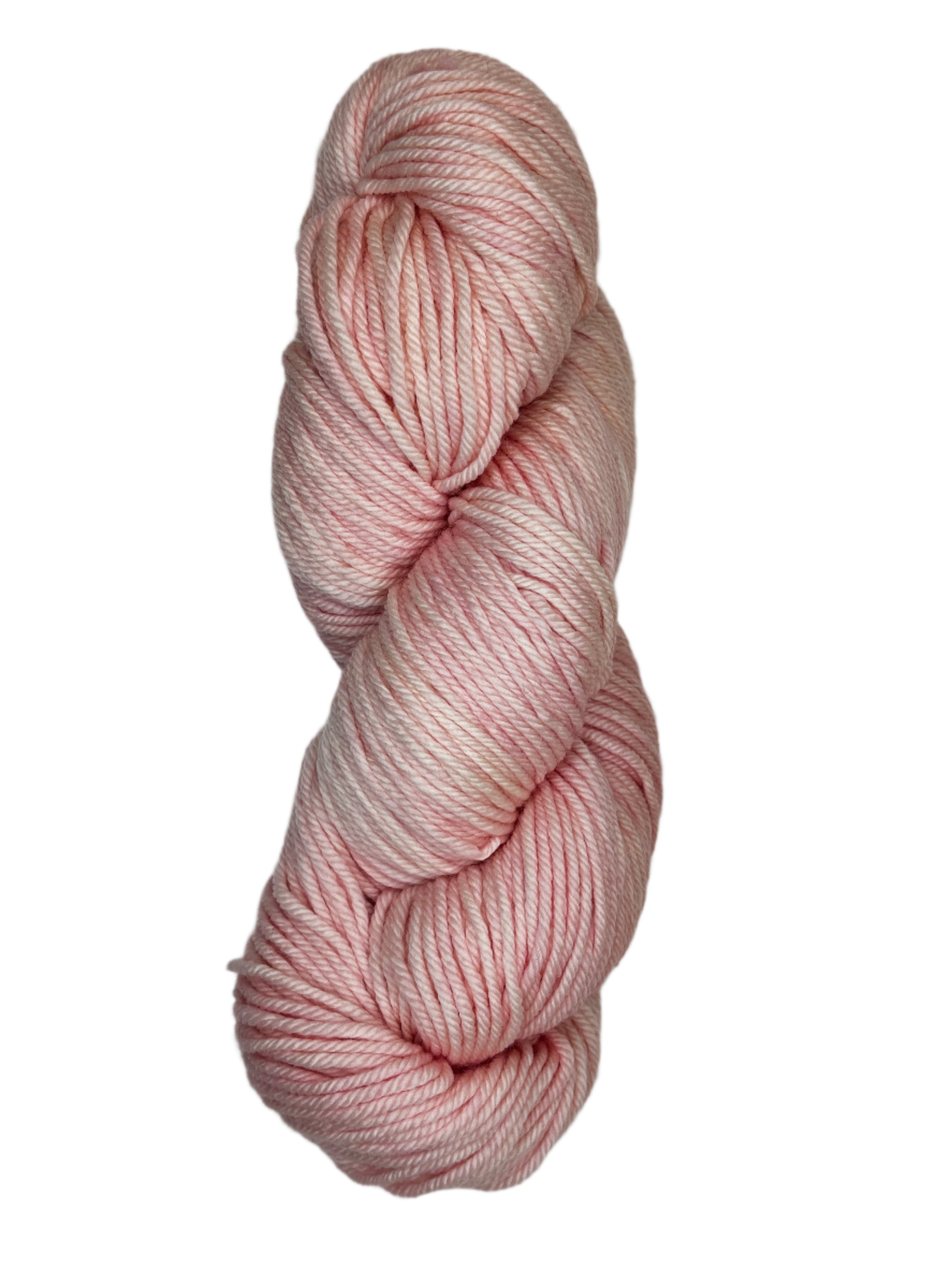 Light pink skein of yarn