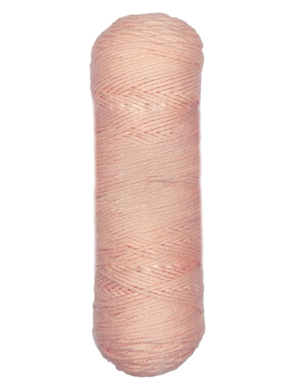 A photo of a skein of apricot Coastal Cotton Cotton Yarn