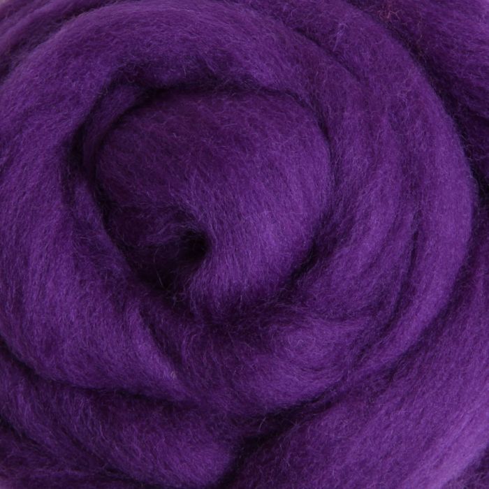 Ashford Corriedale Ameythst, Purple Fiber