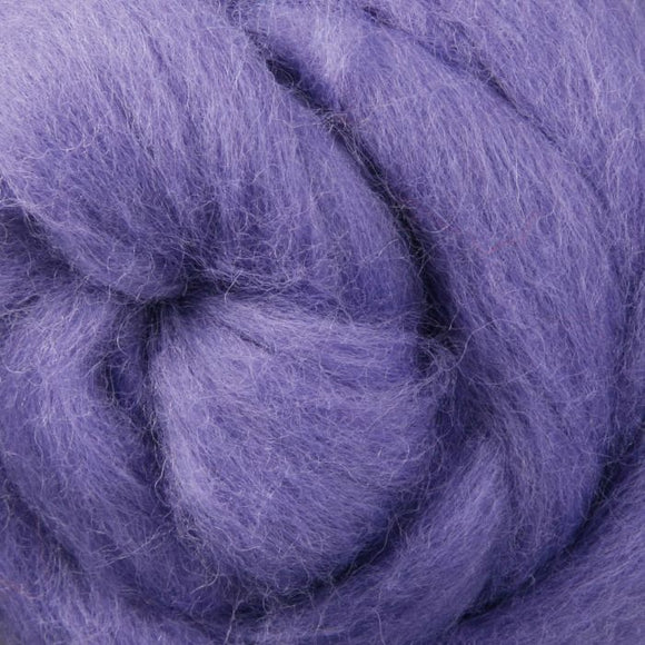 Ashford Corriedale Lilac, Purple Fiber
