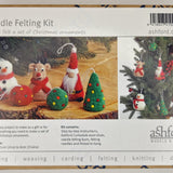 Ashford Needle Felting Kit Set of Christmas Ornaments