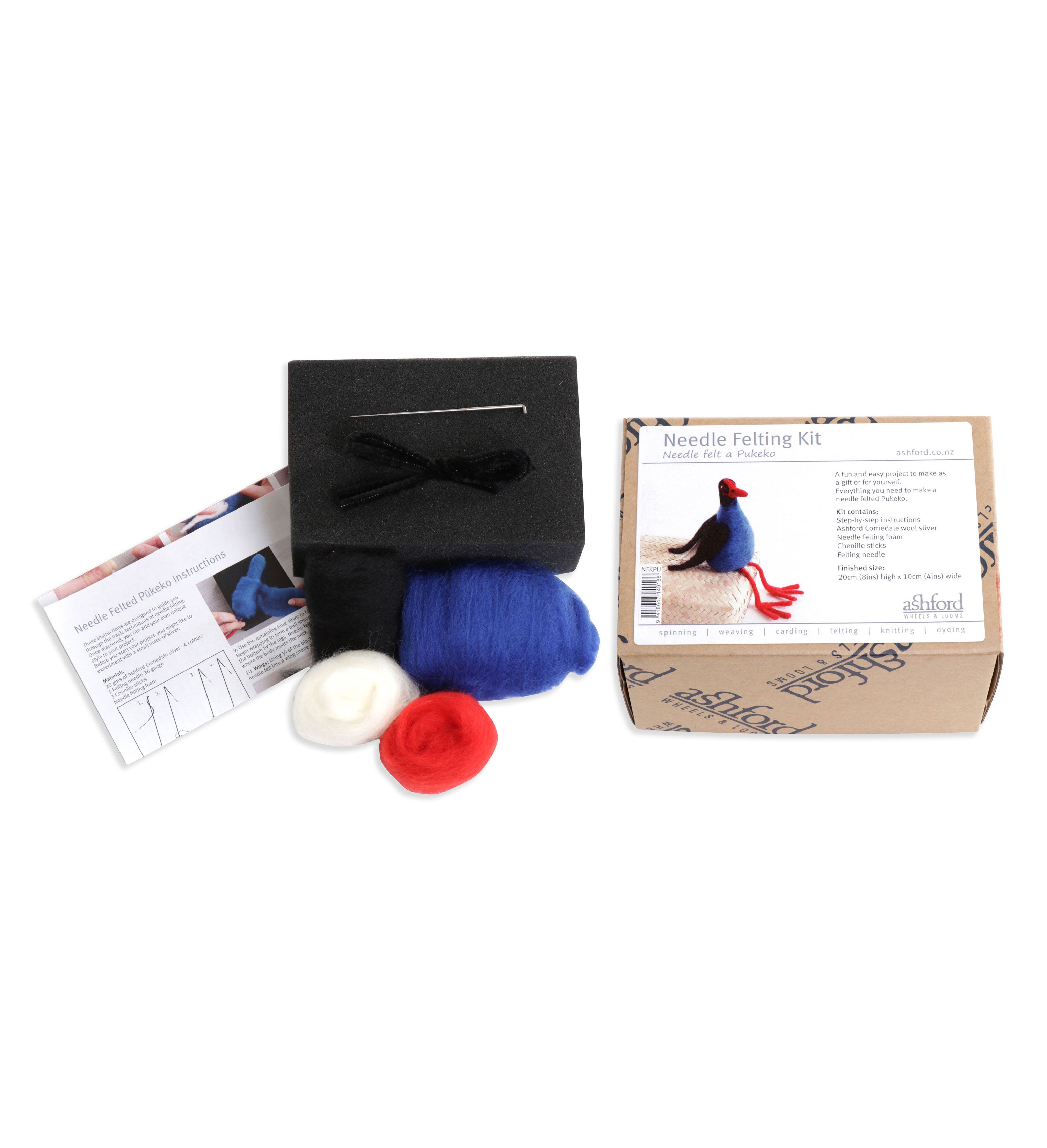 Ashford Needle Felting Kit Pukeko