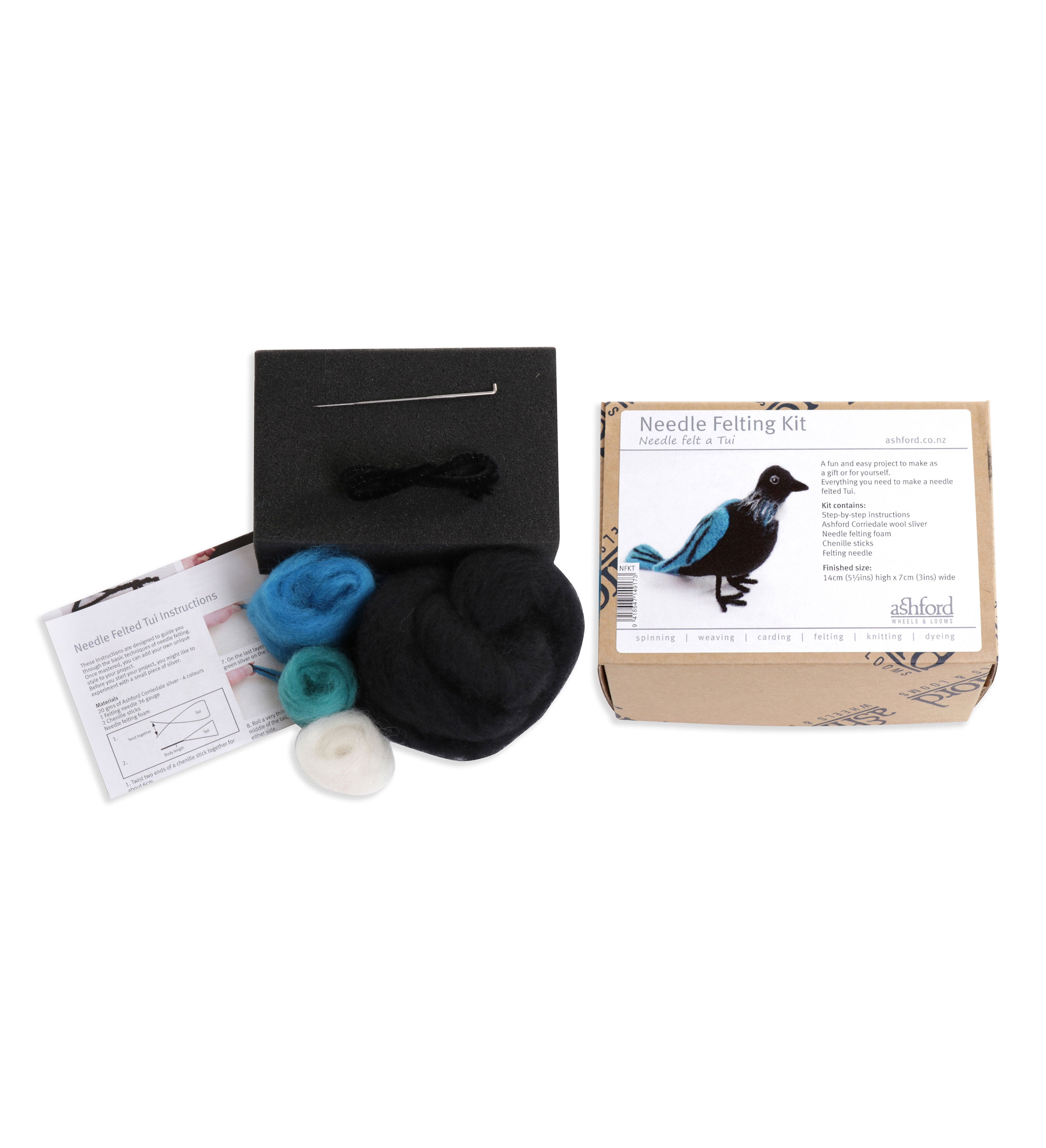 Ashford Needle Felting Kit Tui