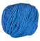 Ball of mildly tweedy yarn color azure blue
