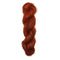 dark orange skein of mohair yarn 