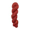 Red yarn with black and white specks