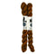 Mini Skeins of Hand Dyed yarn in the color burnt brown orange