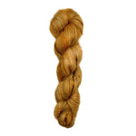 yellow orange skein of mohair yarn