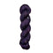 Skein of hand dyed BFL Tweed Yarn color deep purple