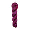 Skein of hand dyed BFL Tweed Yarn color wine red