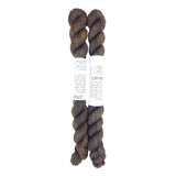 Blackbird Sycamore Fingering Mini Skein color brown