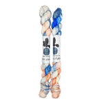 Blackbird Sycamore Fingering Mini Skein Yarn Color white peach blue