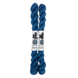 Blackbird Sycamore Fingering Mini Skein Yarn Color blue