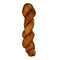 Skein of hand-dyed BFL Tweed wool yarn in the color orange
