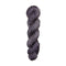 gray skein of yarn with black and white specks