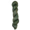 Hand dyed skein of silk mohair in the colors green brown black