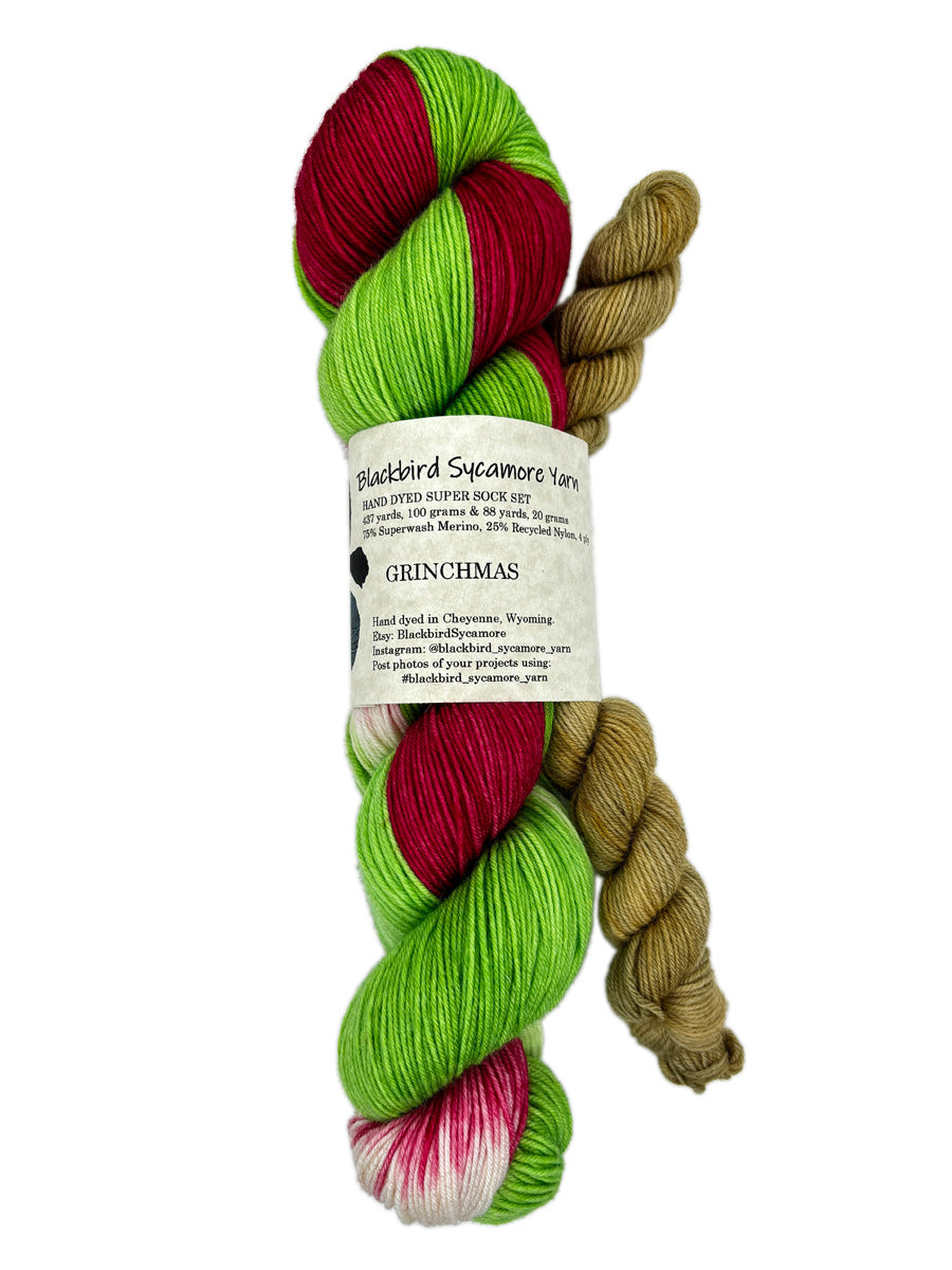 Blackbird Sycamore Sock Set color green red brown