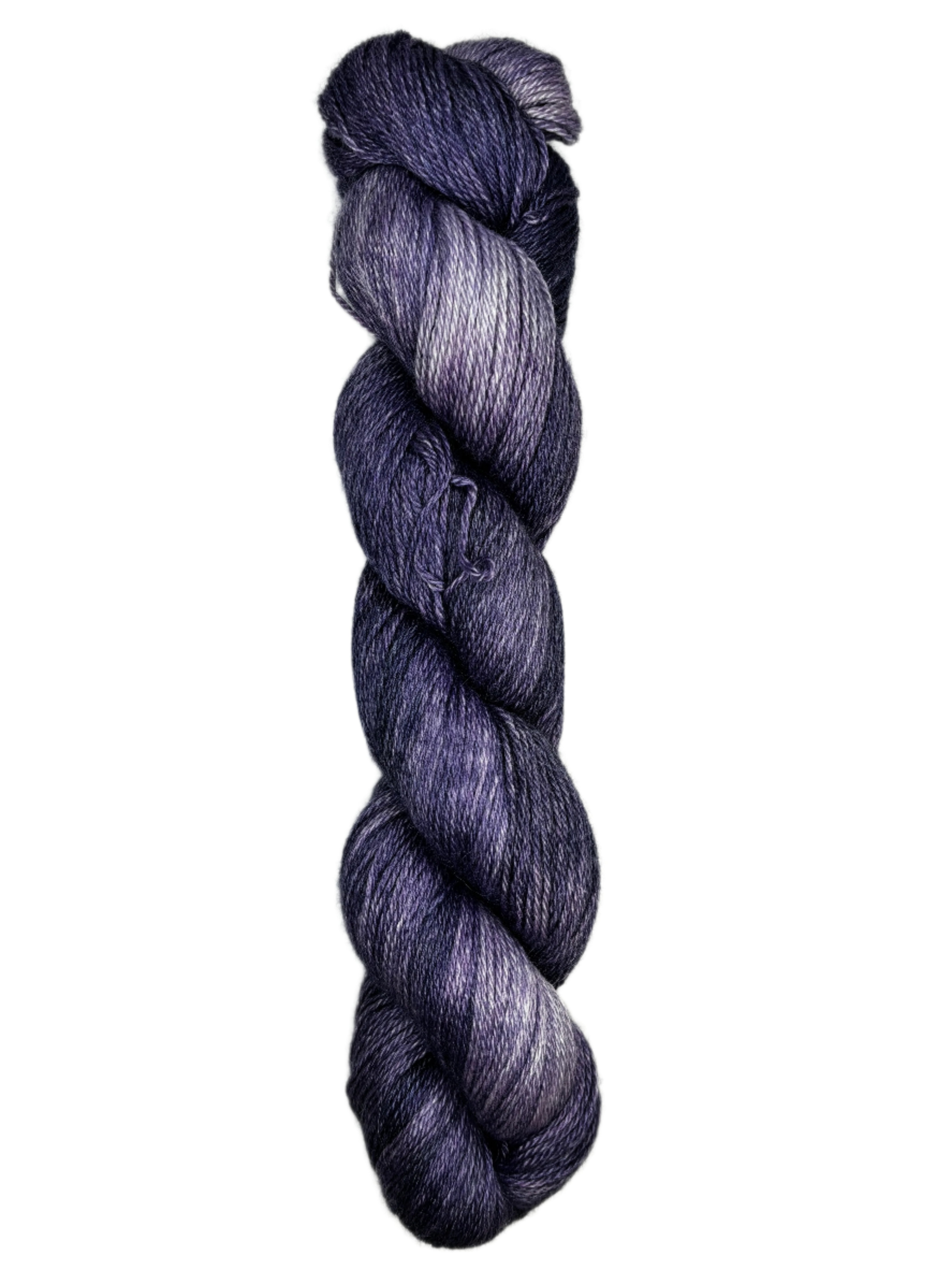 PURPLE GREY SKEIN OF YARN 