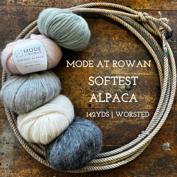 Mode at Rowan Softest Alpaca Yarn
