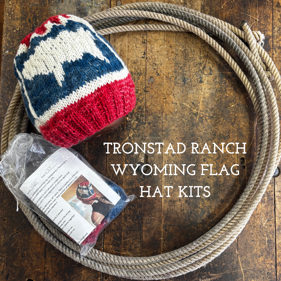 Tronstad Ranch Wyomng Flag Hat Kit