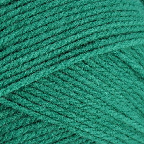 Upclose image of Nature Spun Wool Yarn in the color green