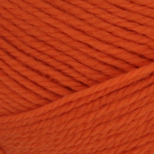 Upclose image of Nature Spun Wool Yarn in the color bright orange
