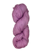 A skein of Berroco Vintage Worsted yarn color pink