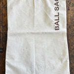 Cloth project bag with Ball Sack hand embroidered