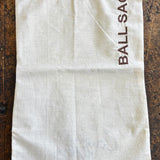 Cloth project bag with Ball Sack hand embroidered