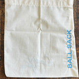 Cloth project bag with Ballsack hand embroidered