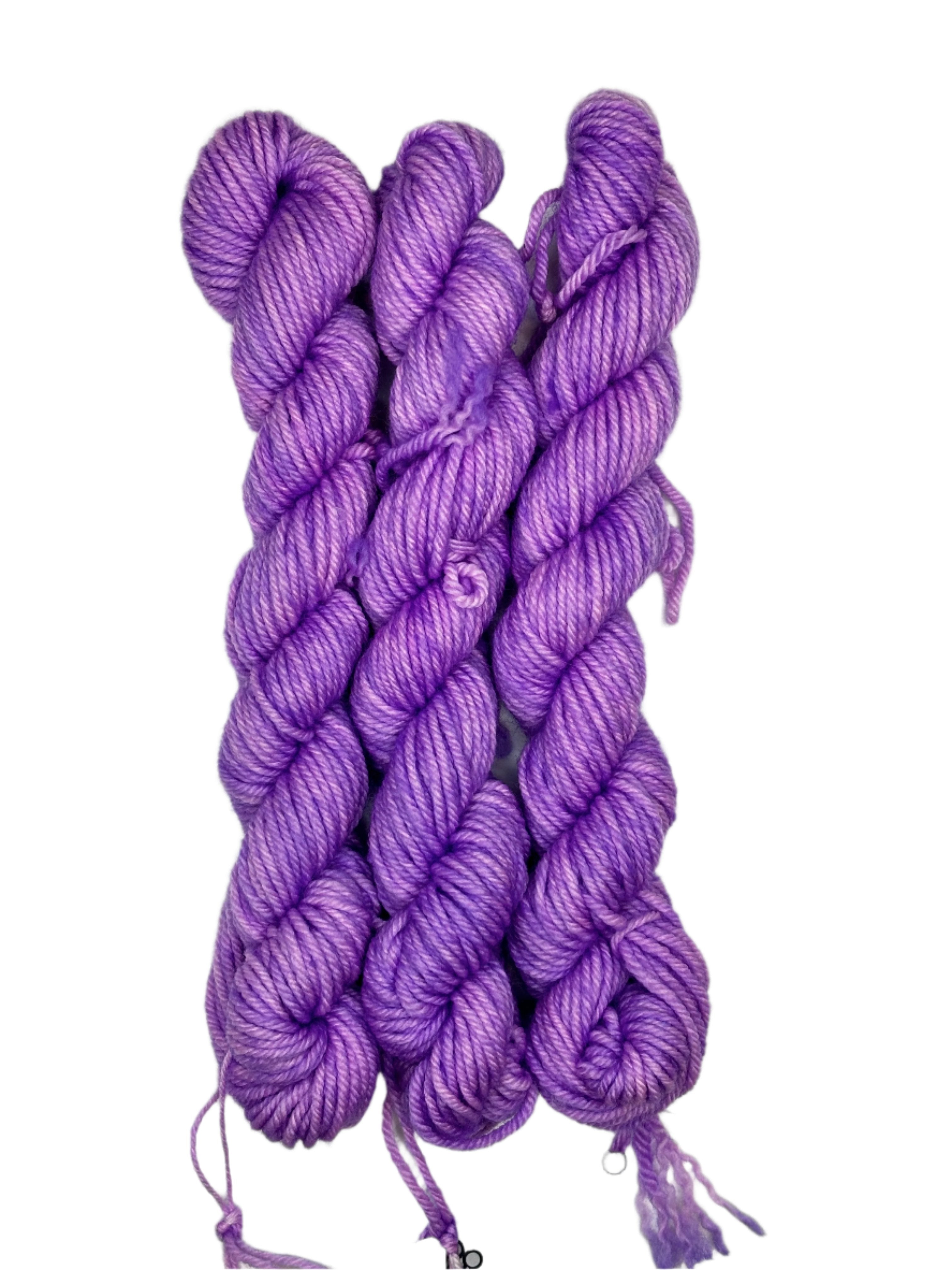 light purple mini skein