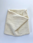 Basic Knit infinity Cowl knit in a off-white yarn