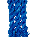 bright blue mini skein