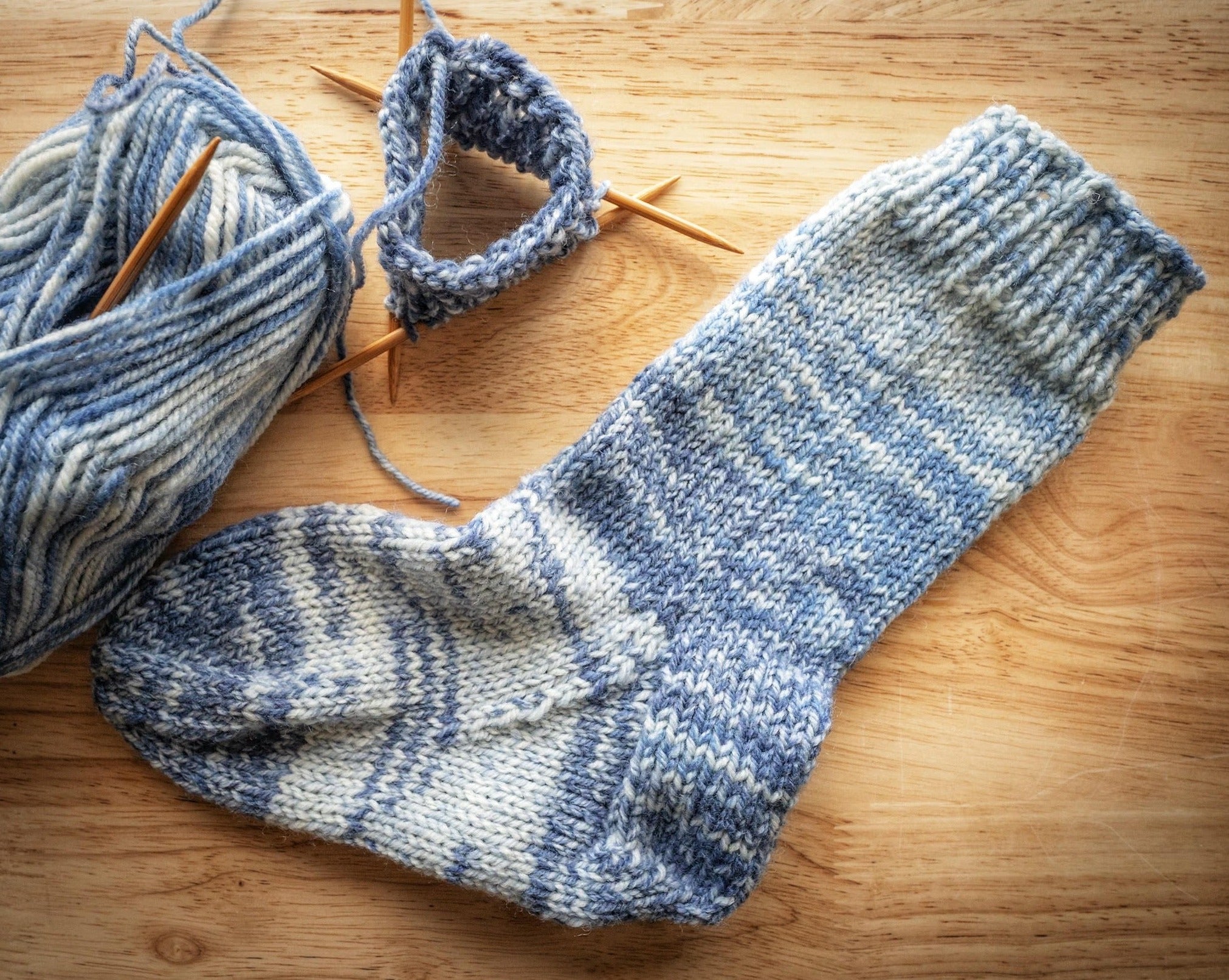 Learn to Knit Socks on DPN Class - March-April 2024