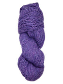 Skein of alpaca yarn color purple