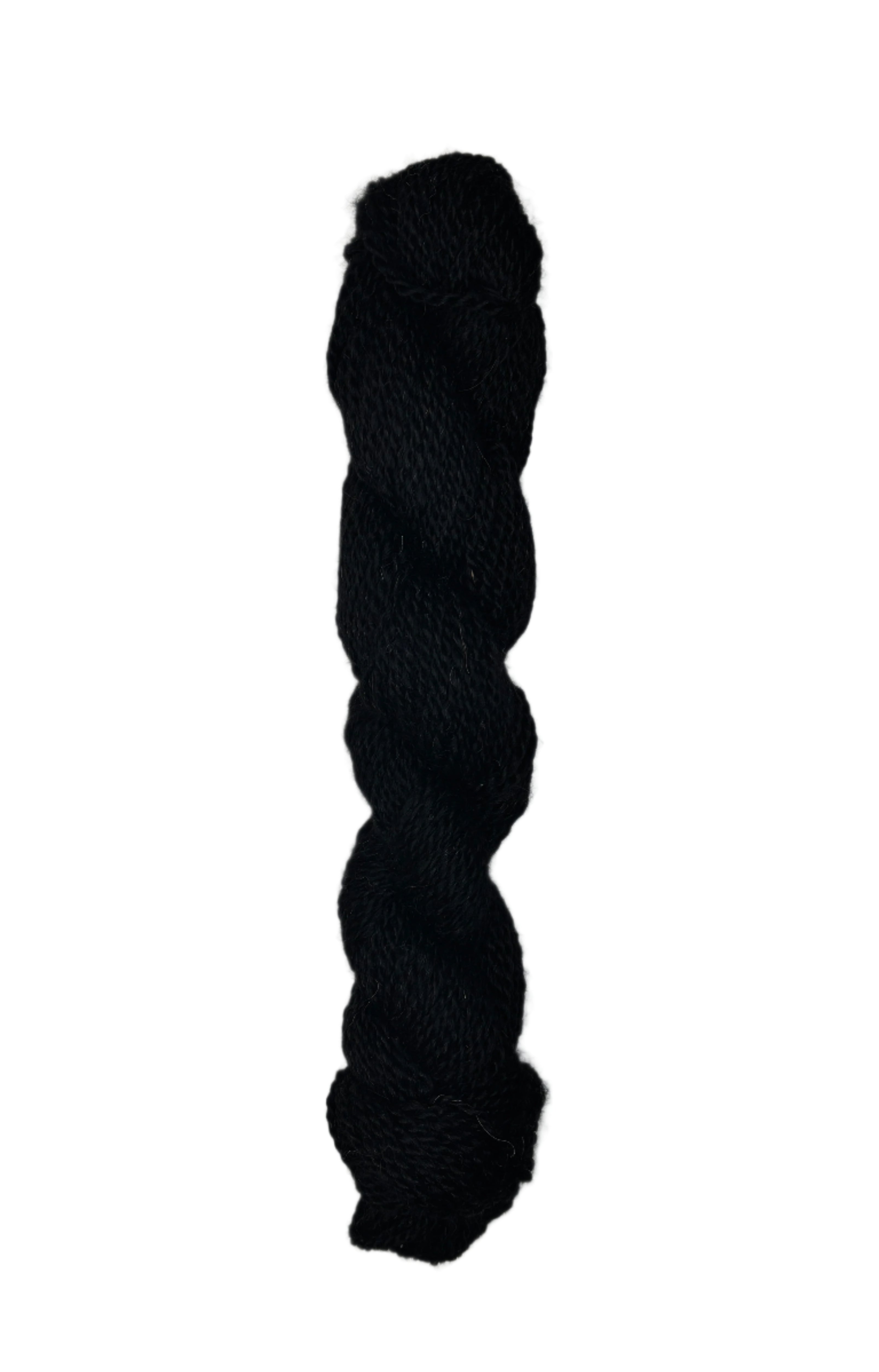 Skein of exclusive Cowgirl wool Yarn in the color black