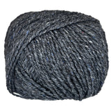 Ball of mildly tweedy yarn color black