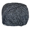 Ball of mildly tweedy yarn color black