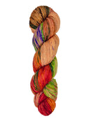 Blackbird Sycamore Fingering/Sock Yarn color orange green purple red mild speckles