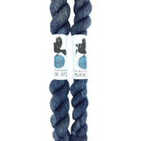 Blackbird Sycamore Fingering Mini Skein color black