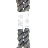 Blackbird Sycamore Fingering Mini Skein color gray and brown