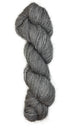 Handspun skein of Angora and Wool Yarn color grey